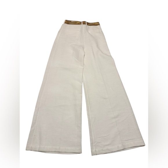 NWT Zimmermann Devi Tuck Pants in White Size 1/ US 6 - Picture 8 of 13